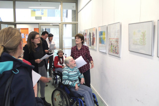 ZusammenLeben, Malen in der Gruppe